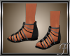 (F) Leather Sandals B