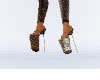 LV Brownie Heels