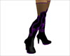 Black Purple Boots