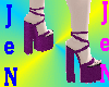 Purple High shoes