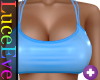 Sky Lari Crop Top