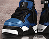 I' Blue Retro Sneakers