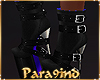 P9)Black/Blue heels/boot