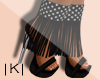 |K| Blk/Sliver Sandals