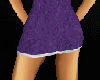Purple mini dress