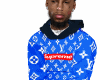 LV Blue Supreme jACKET