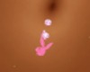 pink playboy belly ring