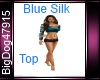 [BD] Blue Silk Top