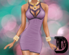 D Lavender Classy Dress