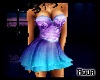 -Aqua- Purple/Aqua Dress