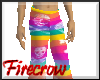 Rainbow Skull Pants (M)