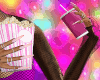 Popcorn and Drink pink