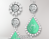 ❥| Blue Gem Earrings