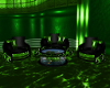 (A) Deep Green Chair Set