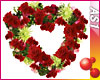 !live-Rose Heart Wreath