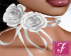 White Rose Choker