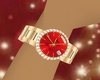 ~BD~ Gold N Red Watch