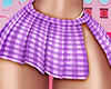 ¨ School Skirt Lilac
