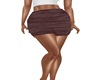 Brown swirl skirt