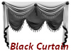 Black Gray fancy Curtain