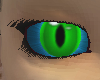 Green Fantasy Cat Eyes