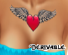 Der Hearts Wings Tattoo