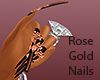 Rose Gold Chicago Nails