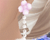 ~k Pink Flower Earrings