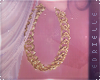 E~ Chain Hoops Gold