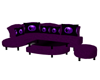 purple yin yang couch