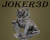 Stone lion statue