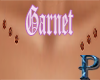 ~P~Garnet Chest Piercing