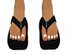 STEM Flip Flops Black