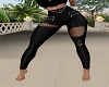 Black Rip Jeans Zips