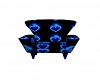 (BDL) Chair Blue Heart