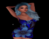 Blue Designer Flower
