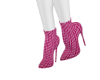 Pink F heels