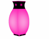 Pink n black deco vase