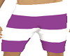 m long shorts purple