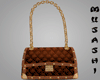 Brown purse shoulder