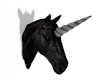 Black Unicorn Head