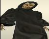 Deathman Skeleton BLack Capes Halloween Costumes Scary Monsters