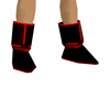 red black saiyan boots