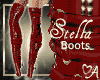 .a Stella Boots Red