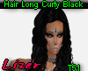 hair long curly BlackT51