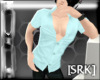 [SRK] Blue Muscle Shirt