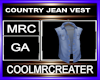 COUNTRY JEAN VEST