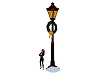 Christmas Lamp pole.
