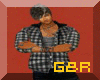 G&R checked shirt B&W