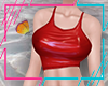 M❤Top red latex